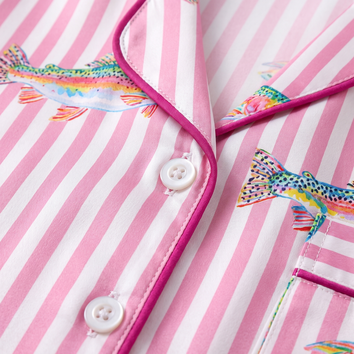 Rainbow Trout Women's Pajama Set