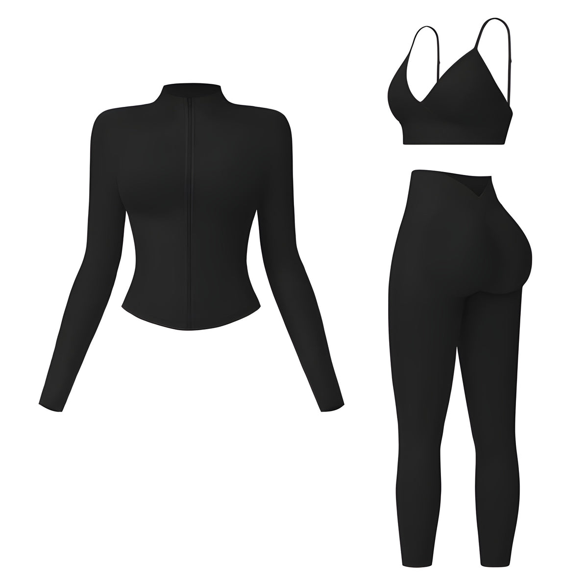 Women's 3 Piece Activewear Set