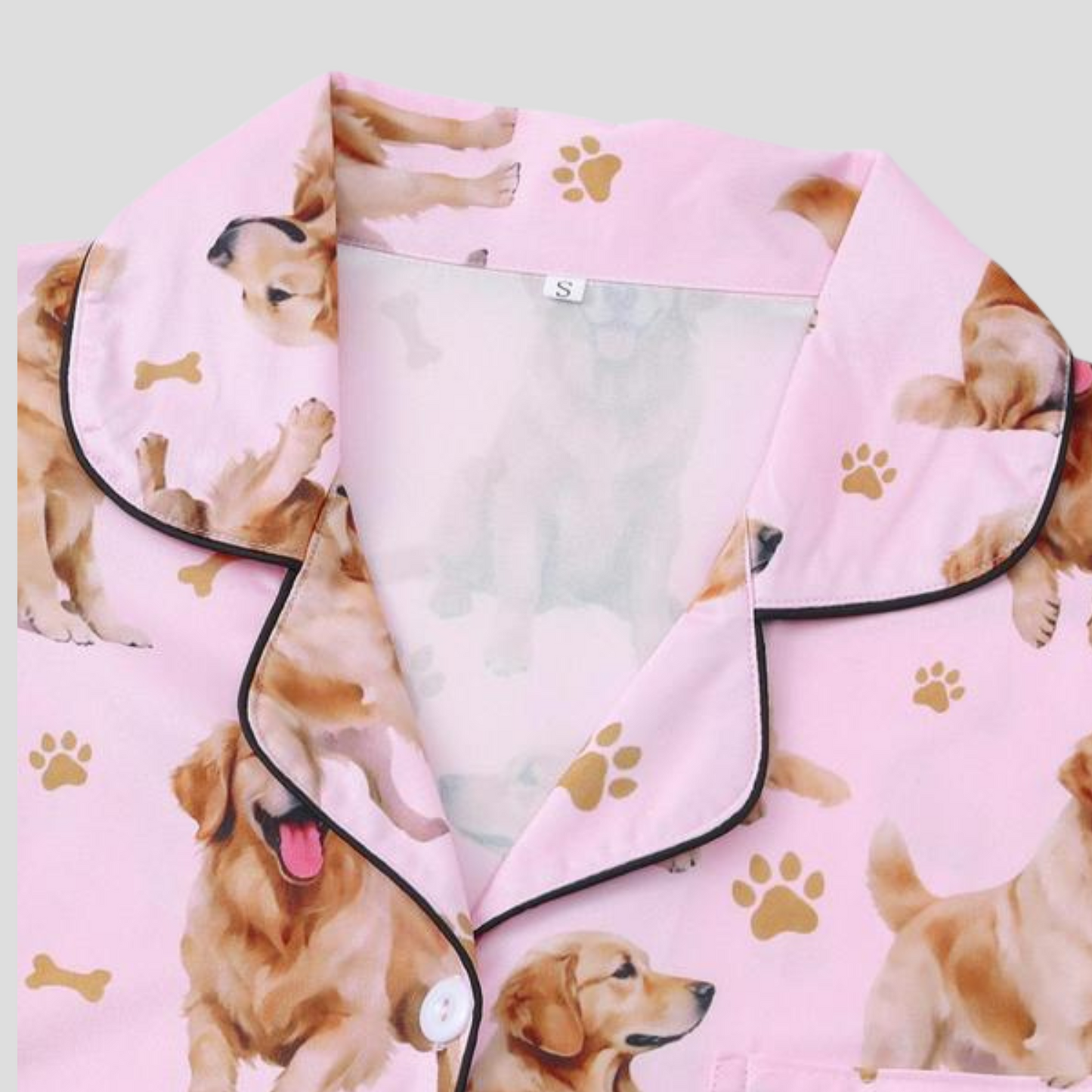 Golden Retriever Girlie Women's Pajama Set