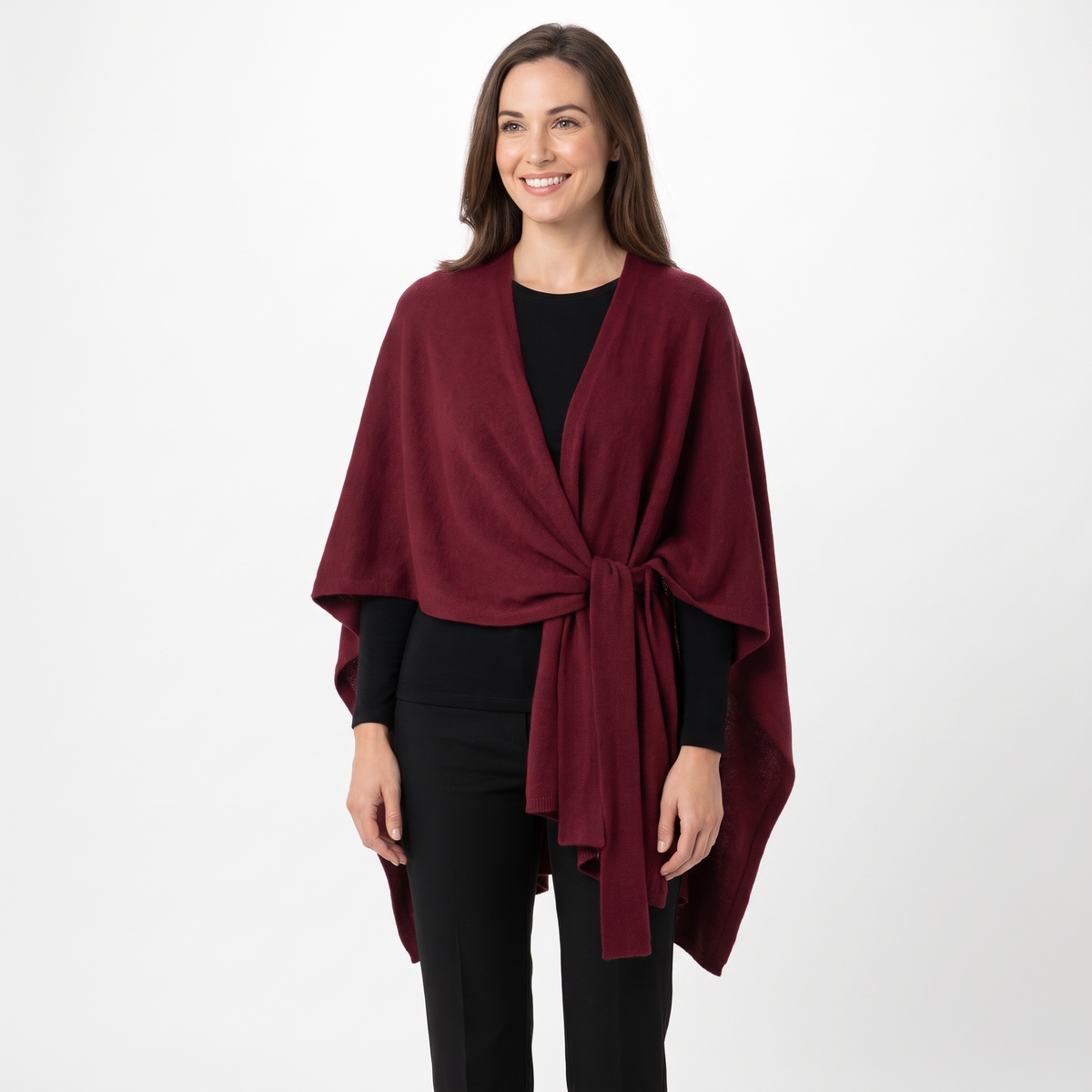 Pull-Through Wrap Women's Shawl Cape