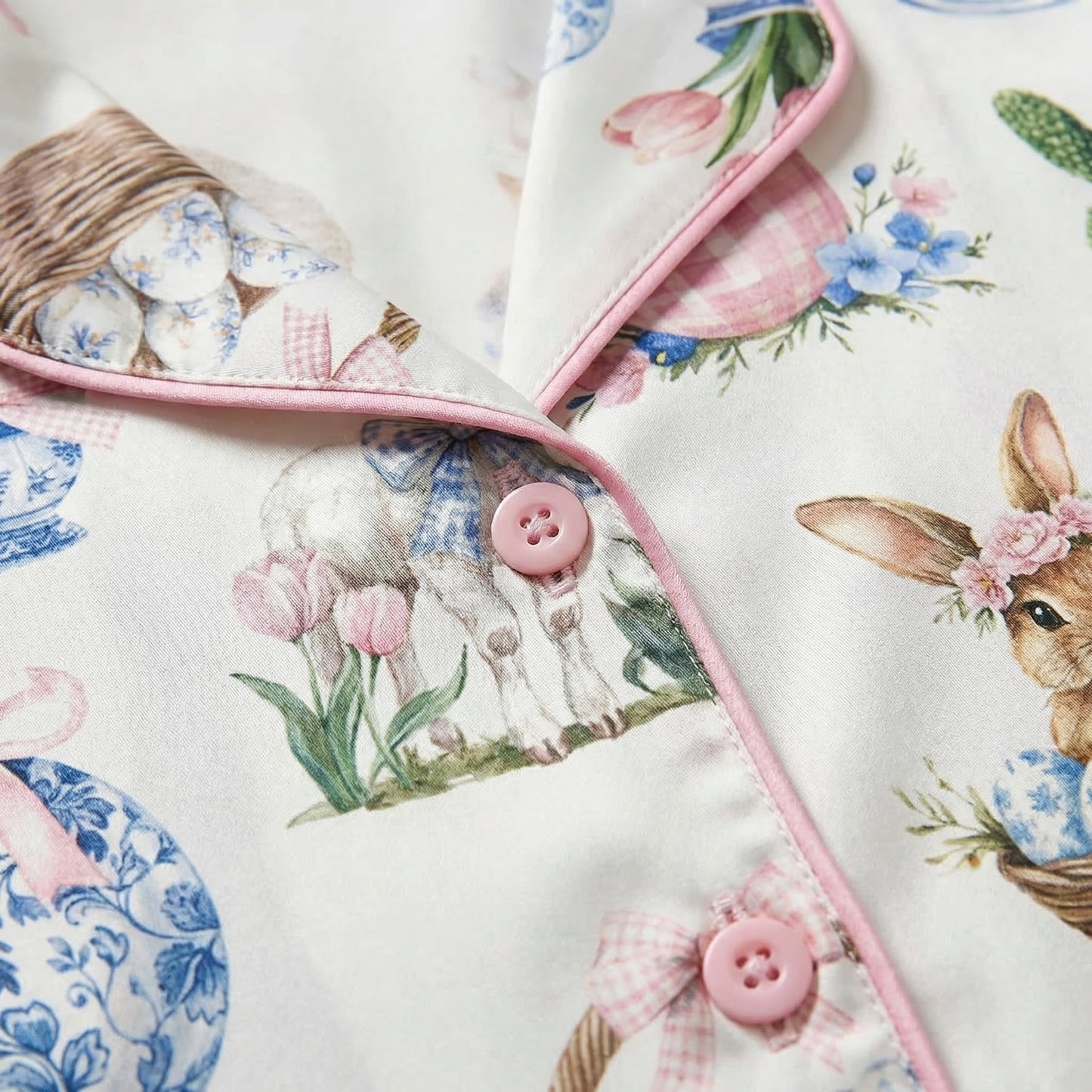 Easter Bunny Basket Women's Pajama Set