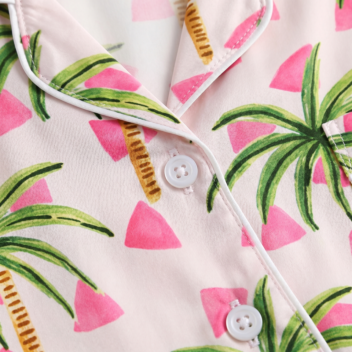 "Palm Beach" Women's Tropical Palm Tree Pajamas