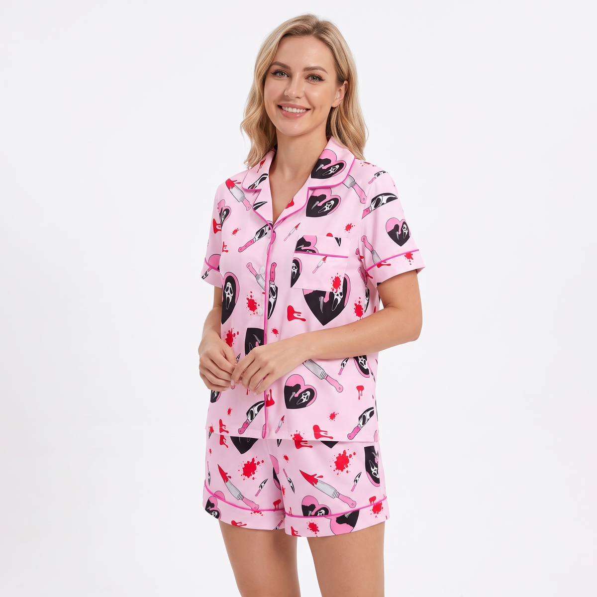 Scream Knife Halloween Women's Pajamas