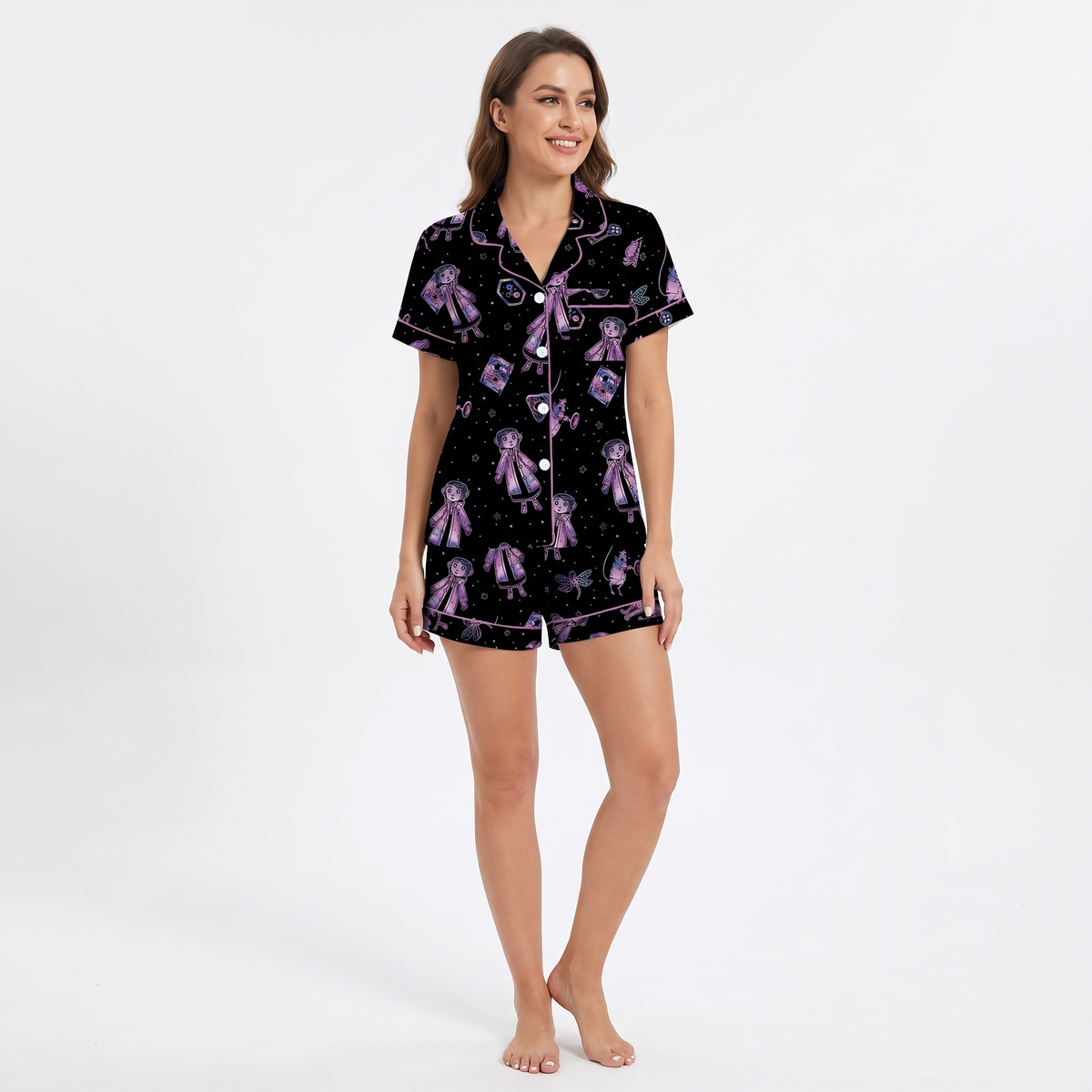 Button Eye Fantasy Women's Pajamas