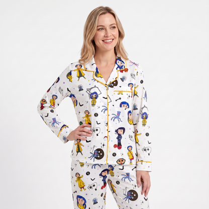 Button Eye Fantasy Women's Pajamas