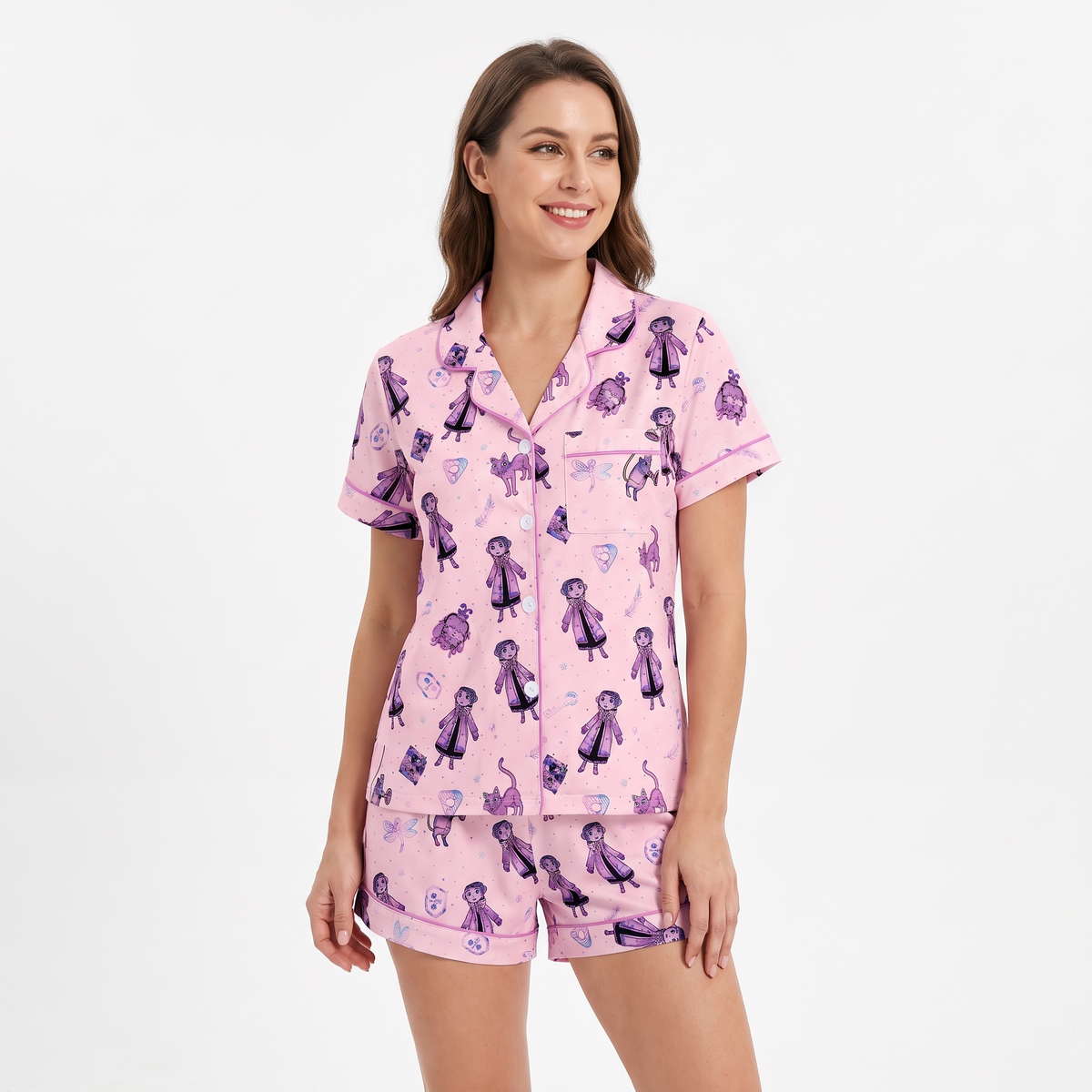 Button Eye Fantasy Women's Pajamas