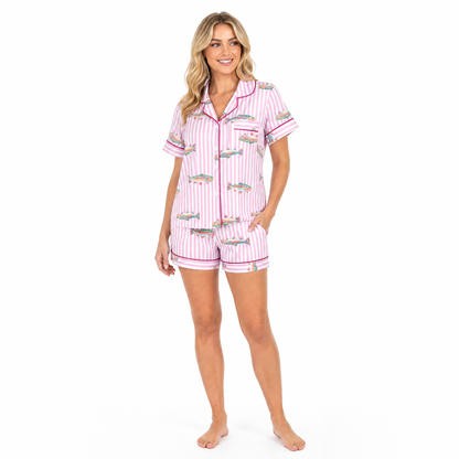 Rainbow Trout Women's Pajama Set
