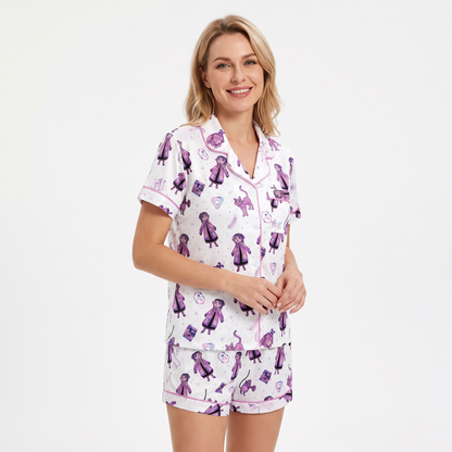 Button Eye Fantasy Women's Pajamas