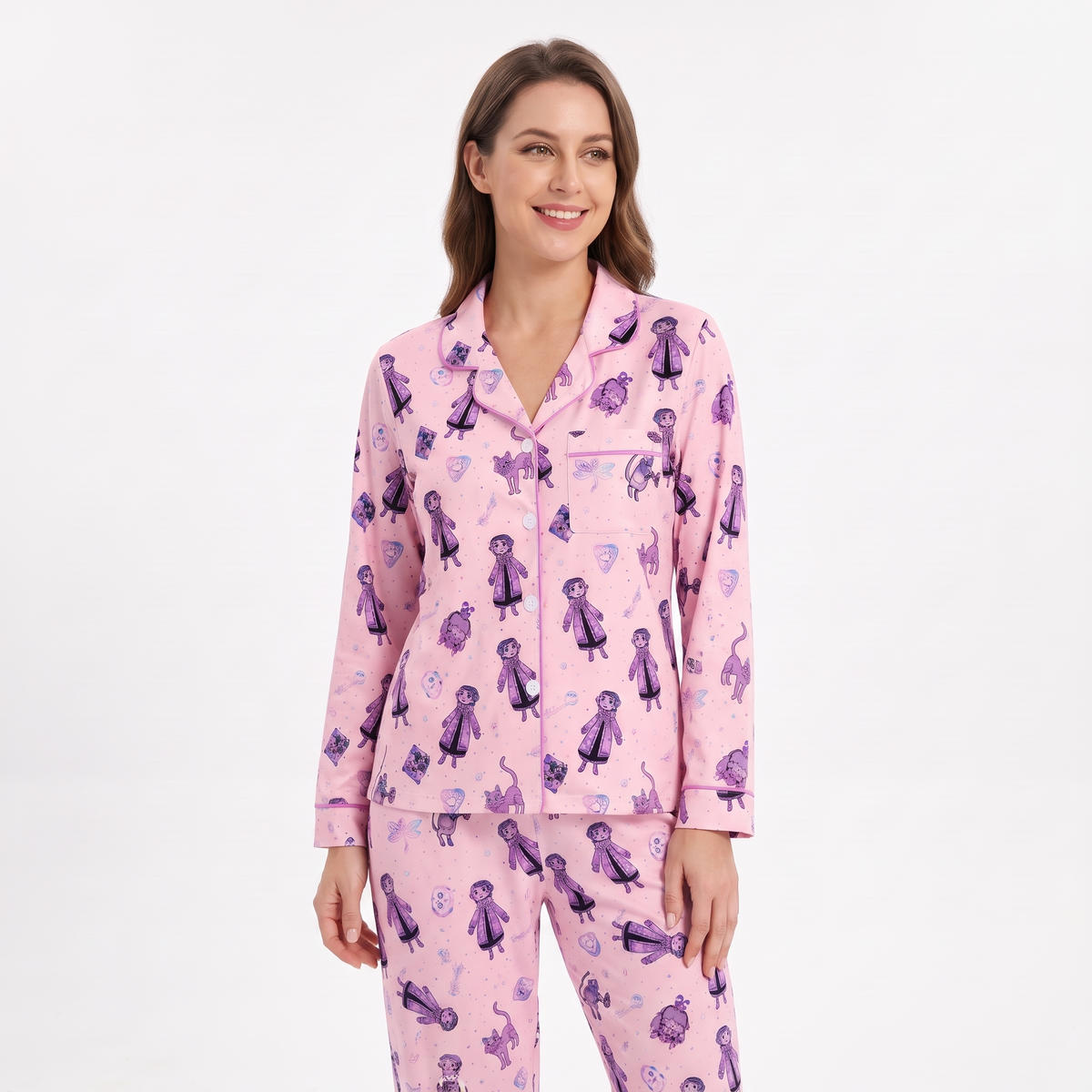 Button Eye Fantasy Women's Pajamas
