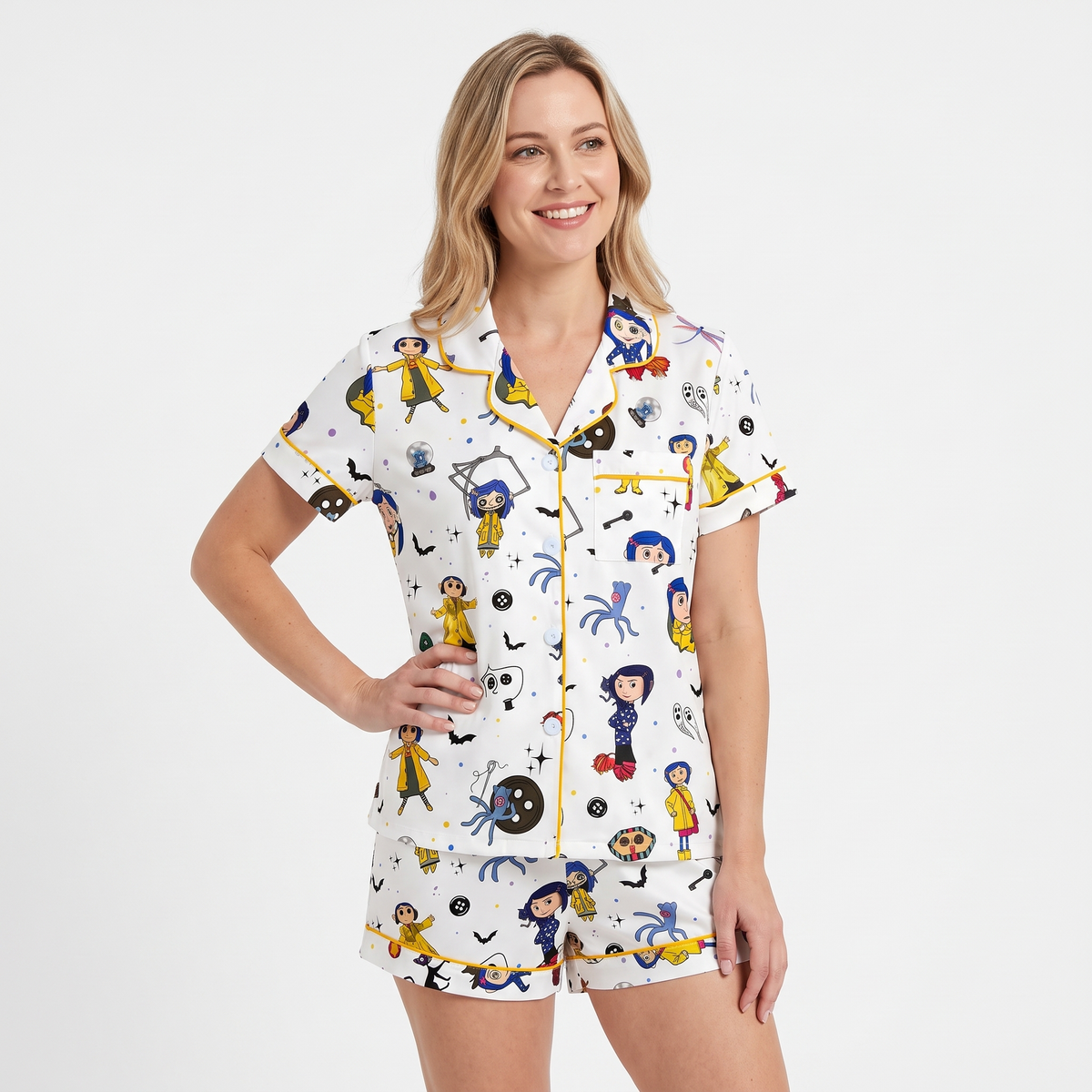Button Eye Fantasy Women's Pajamas