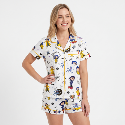 Button Eye Fantasy Women's Pajamas