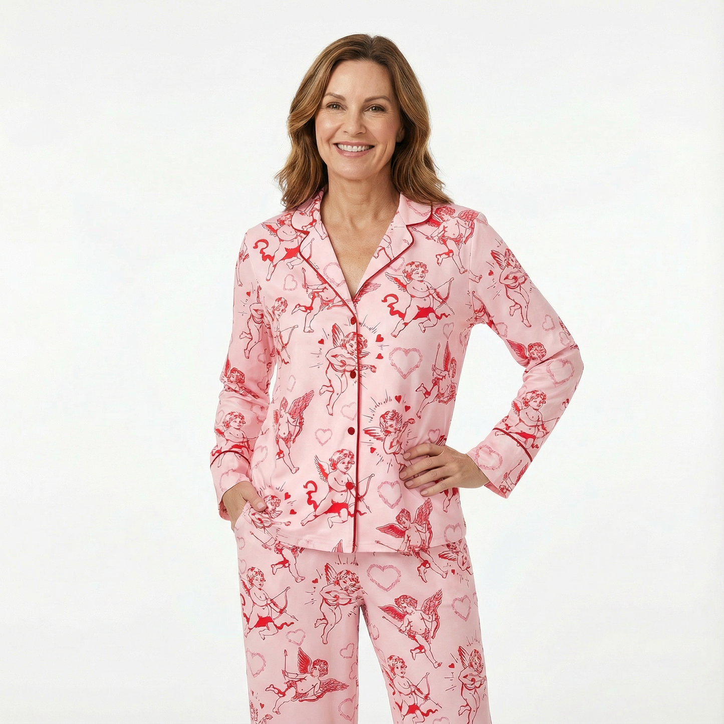 Valentine's Day Cupid Women's Pajama Set