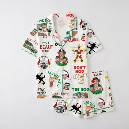 It's A Beaut, Clark Inspired Women's Pajama Set - flat lay