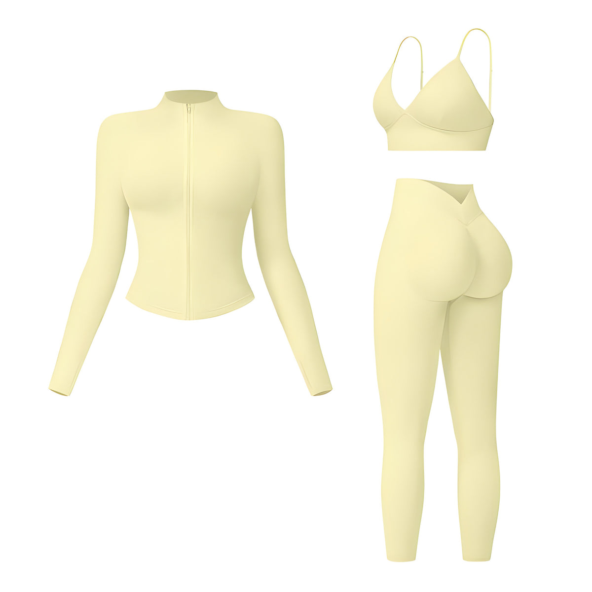Women's 3 Piece Activewear Set