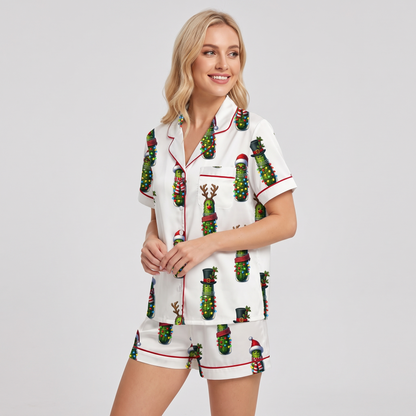 Twinkle Pickles Women's Pajama Set - short sleeve and shorts