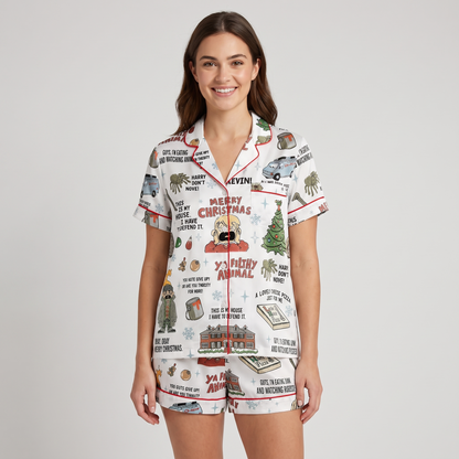 This Is My House Inspired Women's Pajama Set - short sleeve and shorts