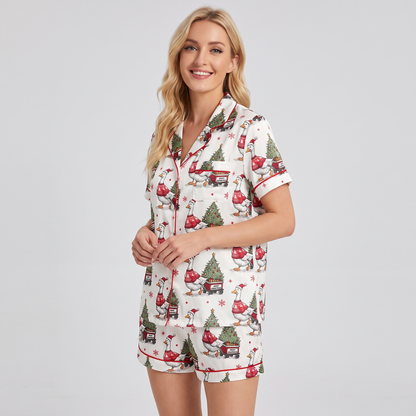 Oops I Got Another Tree Women's Pajama Set - short sleeve and shorts