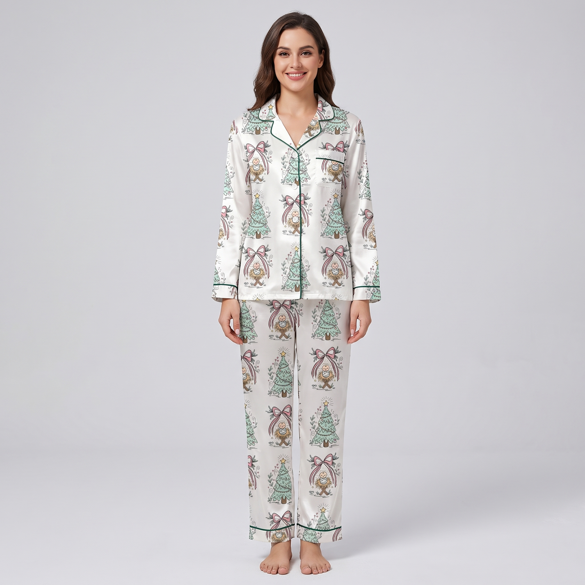 Let Heaven & Nature Sing Women's Pajama Set - long sleeve and pants