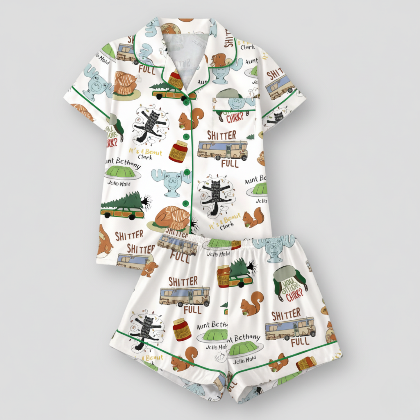 Christmas Vacation Inspired Women's Pajama Set