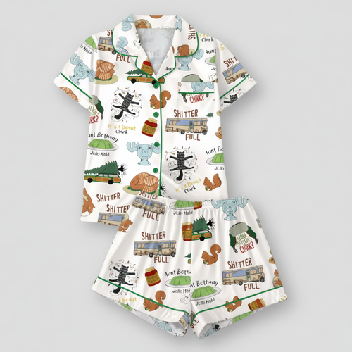 Christmas Vacation Inspired Women's Pajama Set