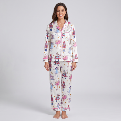 Waltz Of The Flowers Ballet Women's Pajama Set - long sleeve and pants