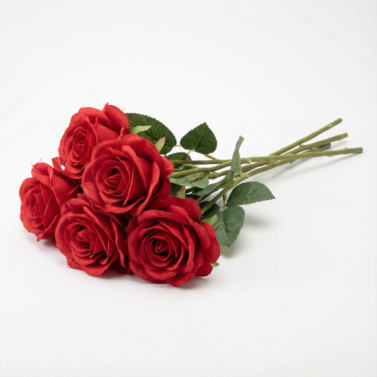 5 Red Roses