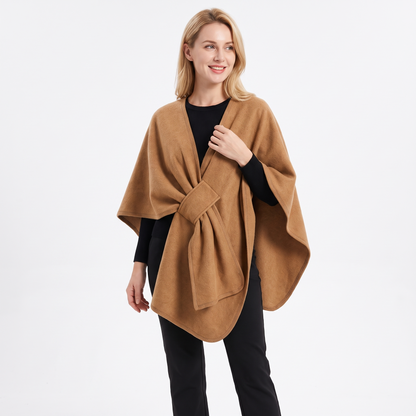 Pull-Through Wrap Women's Shawl Cape