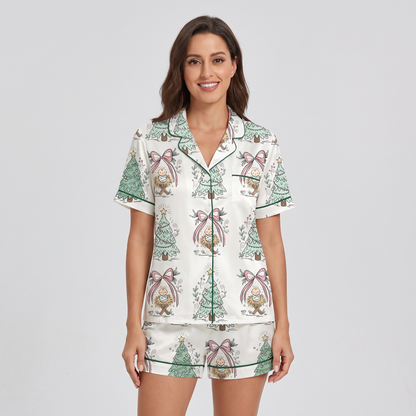 Let Heaven & Nature Sing Women's Pajama Set - short sleeve and shorts