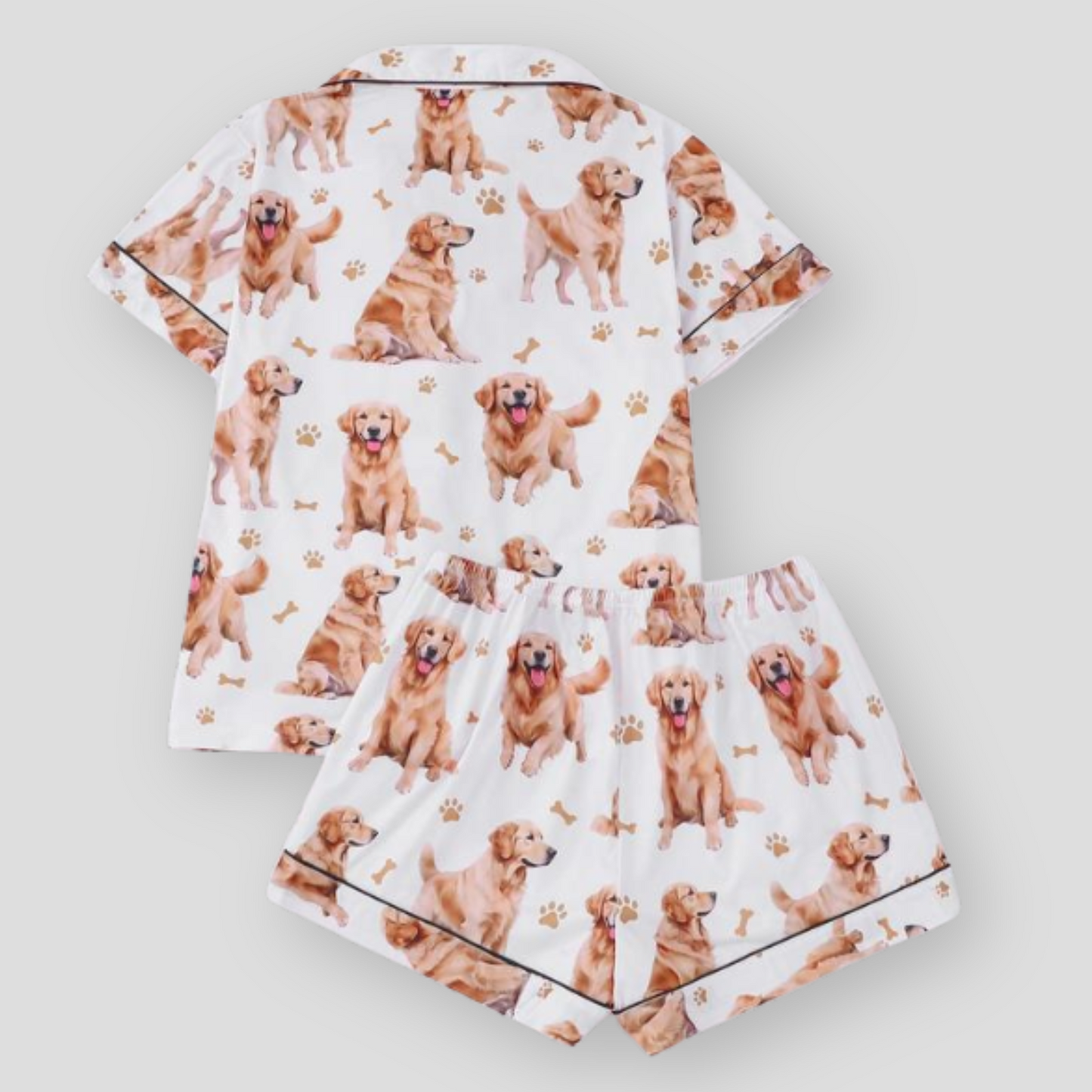 The Golden Retriever Girlie Women's Pajama Set