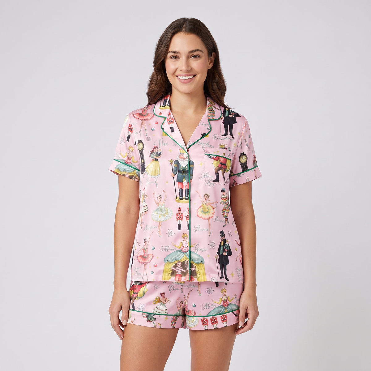 Sugar Plum Ballet Women's Pajama Set - Pink