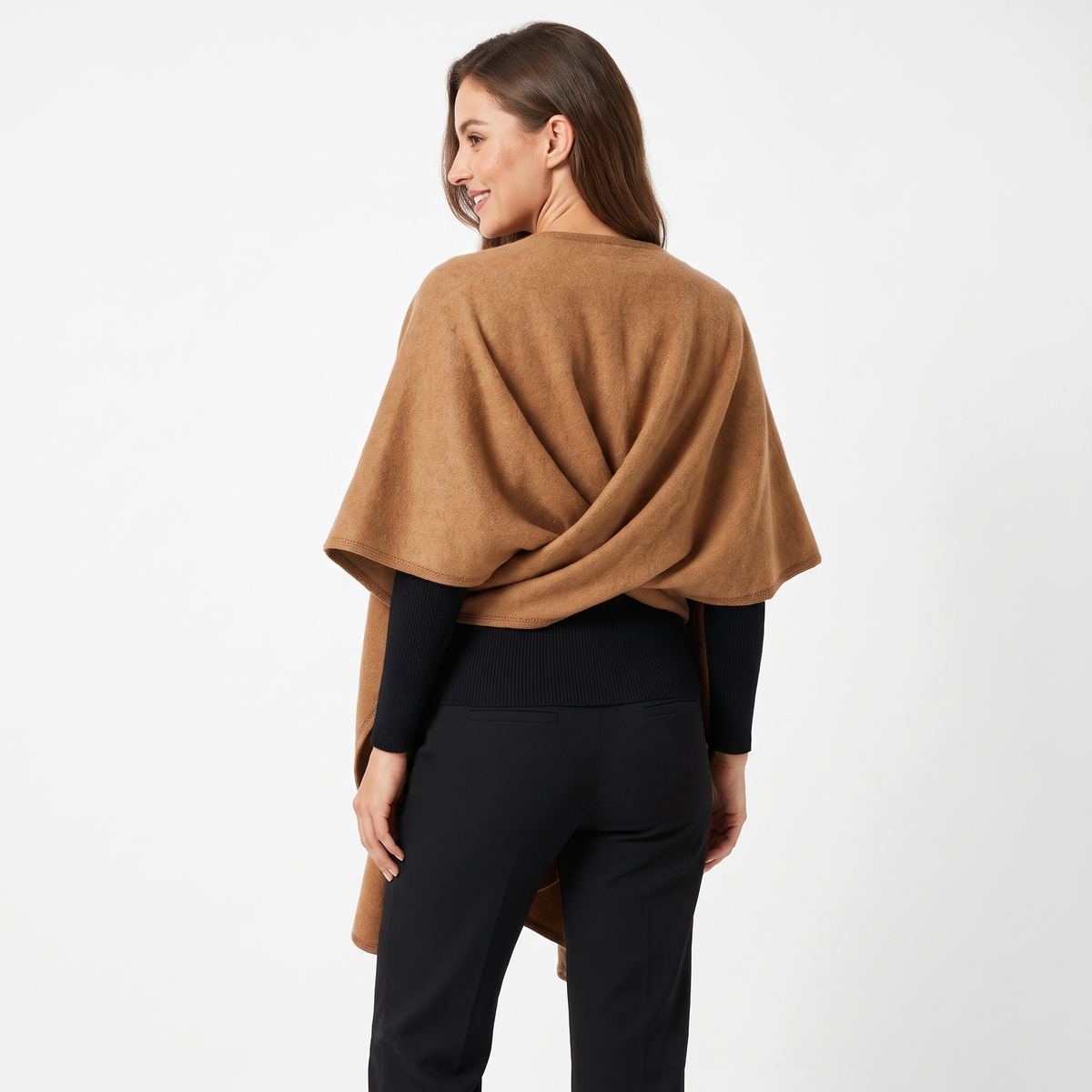 Pull-Through Wrap Women's Shawl Cape