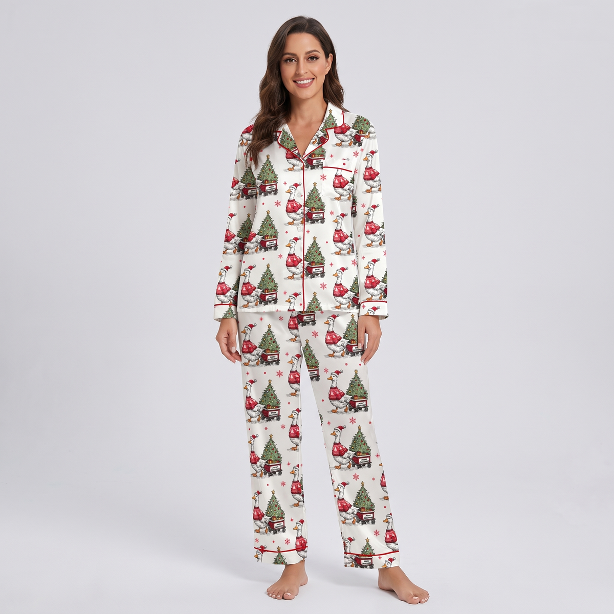 Oops I Got Another Tree Women's Pajama Set - long sleeve and pants
