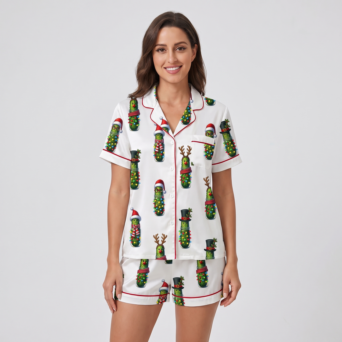 Twinkle Pickles Women's Pajama Set - short sleeve and shorts