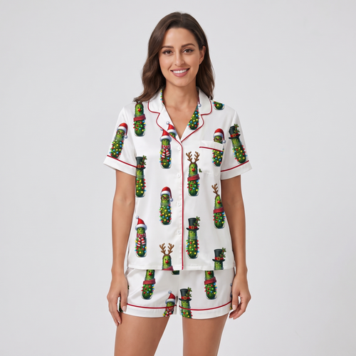 Twinkle Pickles Women's Pajama Set - short sleeve and shorts