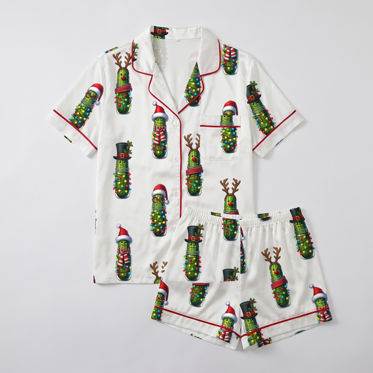 Twinkle Pickles Women's Pajama Set - flat lay
