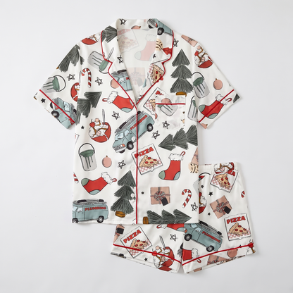 Keep The Change Inspired Women's Pajama Set - flat lay