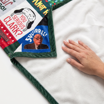 Jolliest Bunch Christmas Plush Throw Blanket
