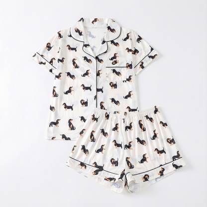 Mini Dachshunds Women's Pajama Set