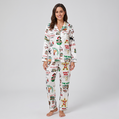 It's A Beaut, Clark Inspired Women's Pajama Set - long sleeve and pants