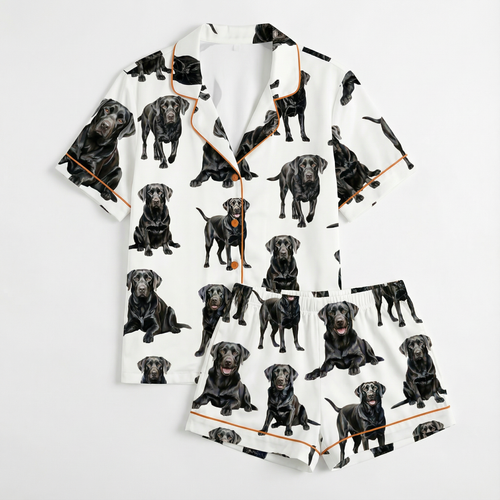 Black Lab Women's Pajama Set