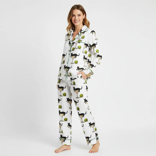 Martini Cats Women's Pajama Set