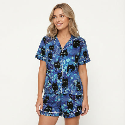 Black Cats Women's Pajama Set
