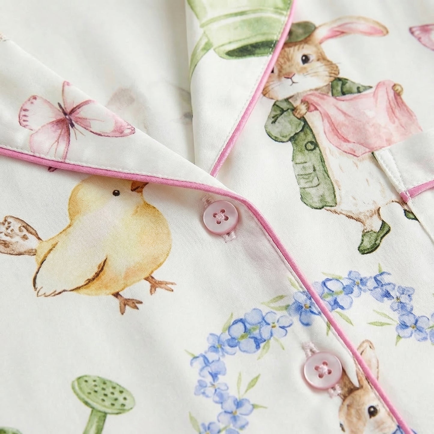 Vintage Easter Bunnies Women's Pajama Set