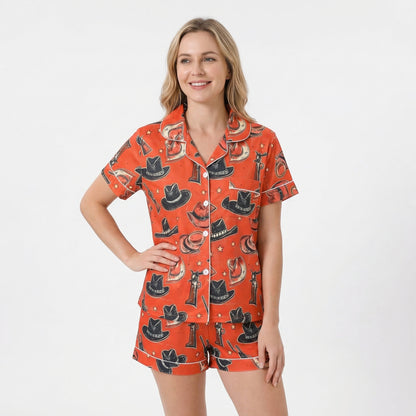 Colorful Cowgirl Women's Pajama Set