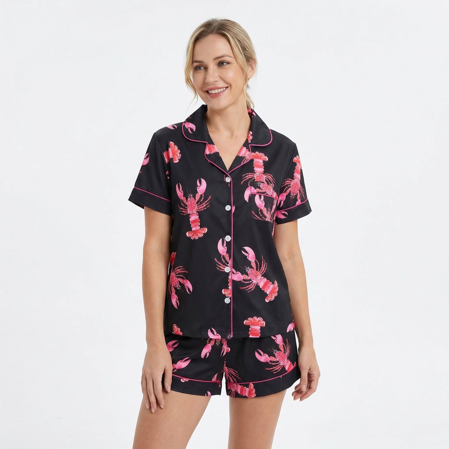 Seaside Lobster Women's Pajama Set