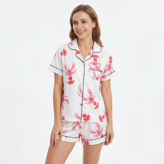 Seaside Lobster Women's Pajama Set
