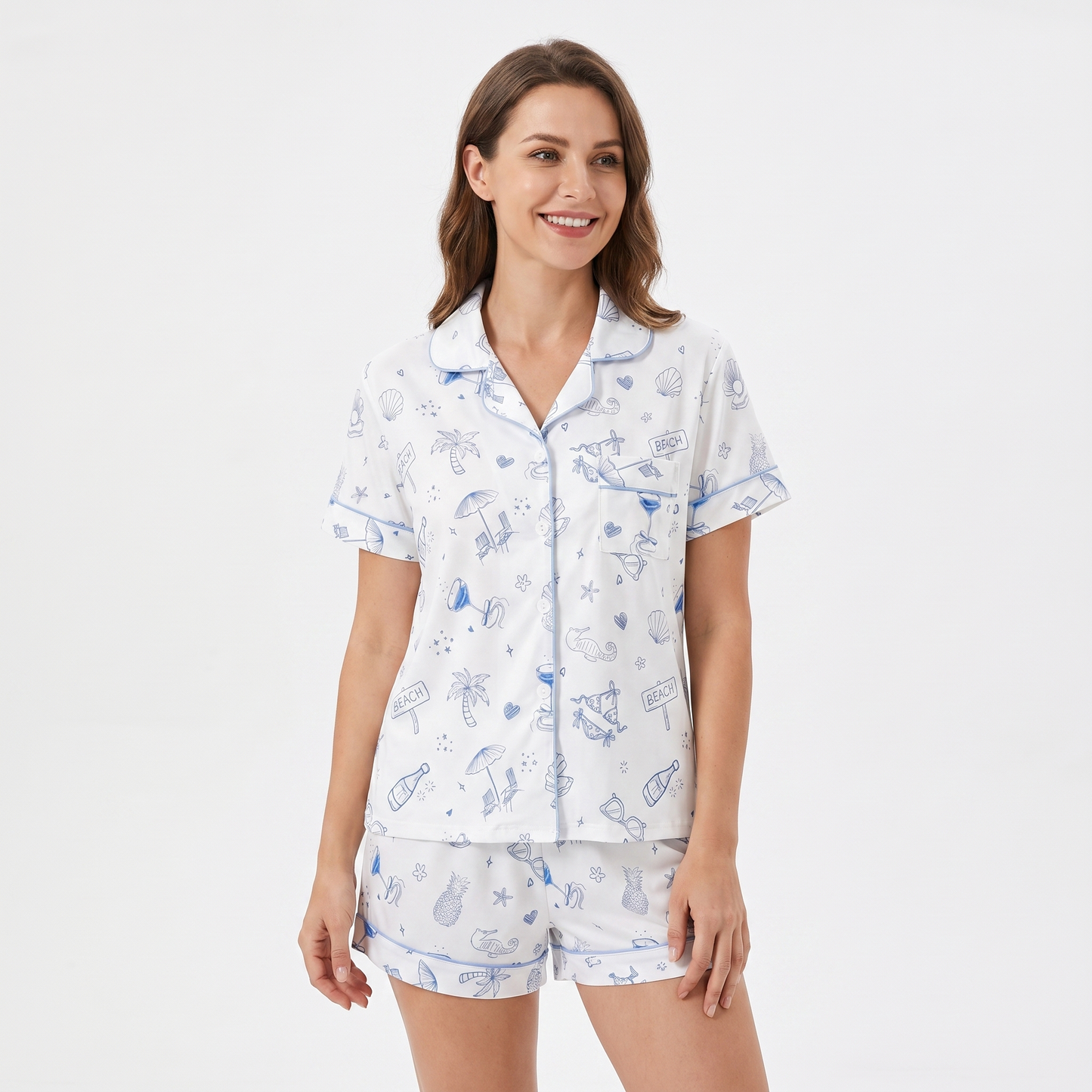 Blue Beach Pajamas