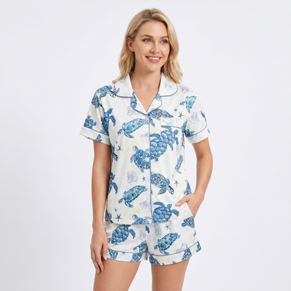 Blue Turtle Pajamas