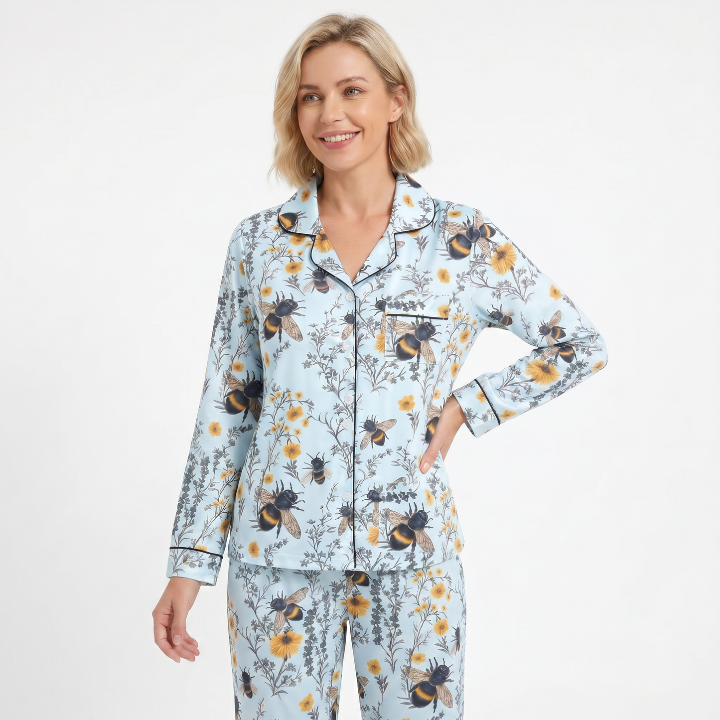 Floral Bee Pajamas