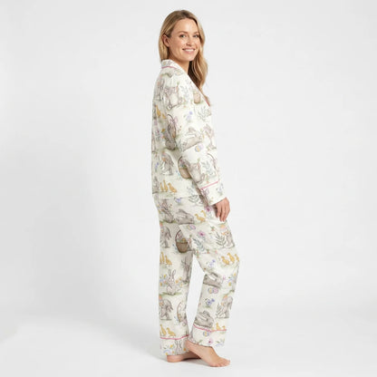 Easter Bunny & Ducklings Women's Pajama Set
